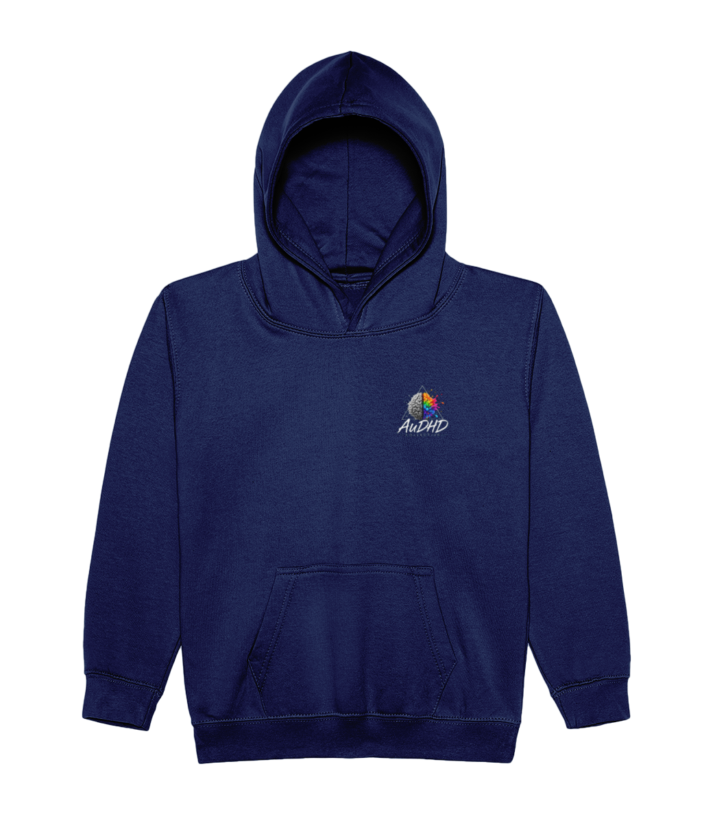 Little Monster Big Heart – Oxford Navy – front