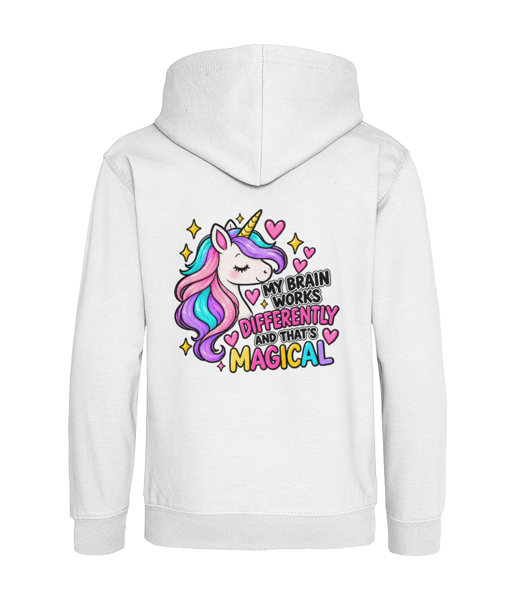 My Brain Works Differently and That’s Magical – Girls Hoodie