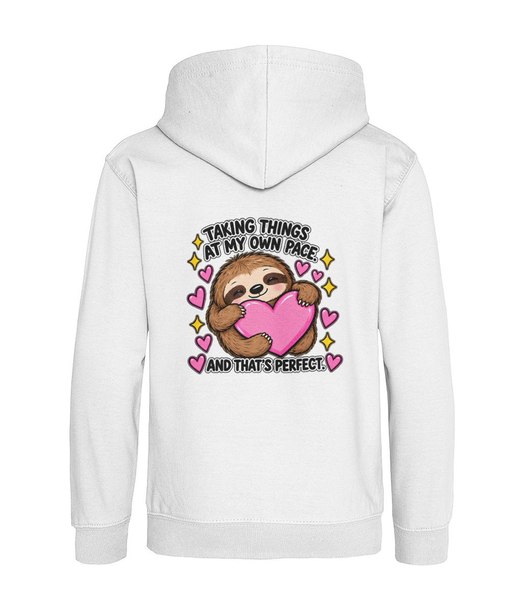 Taking Things at My Own Pace, and That’s Perfect – Girls Hoodie