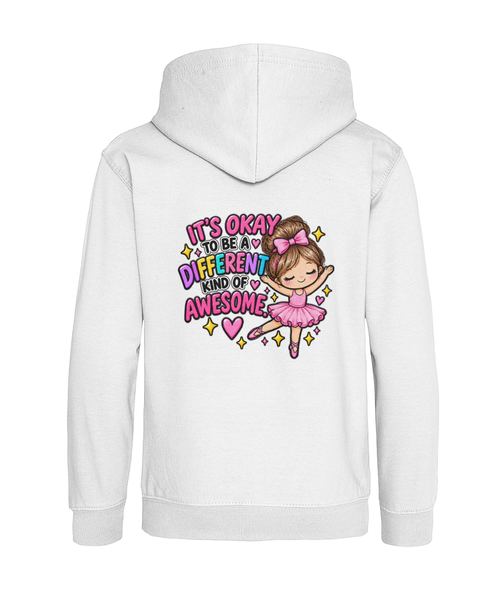 It’s Okay to Be a Different Kind of Awesome – Girls Hoodie