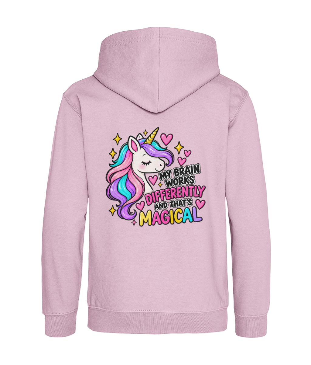 My Brain Works Differently and That’s Magical – Girls Hoodie