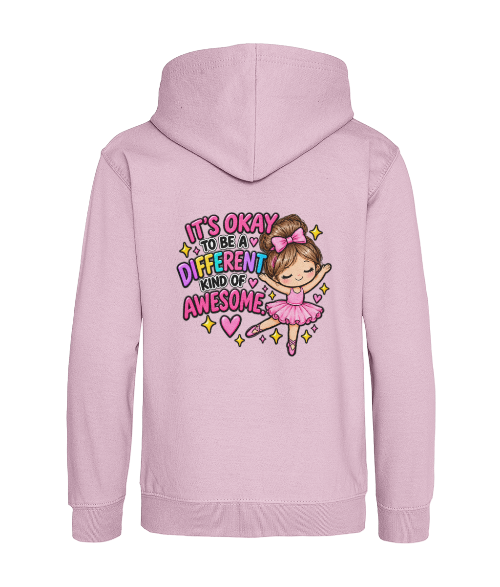 It’s Okay to Be a Different Kind of Awesome – Girls Hoodie