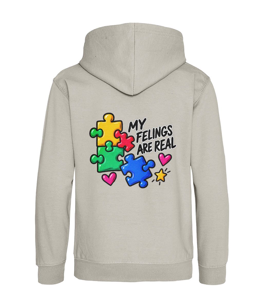 My Feelings Are Real – Natural Stone – back