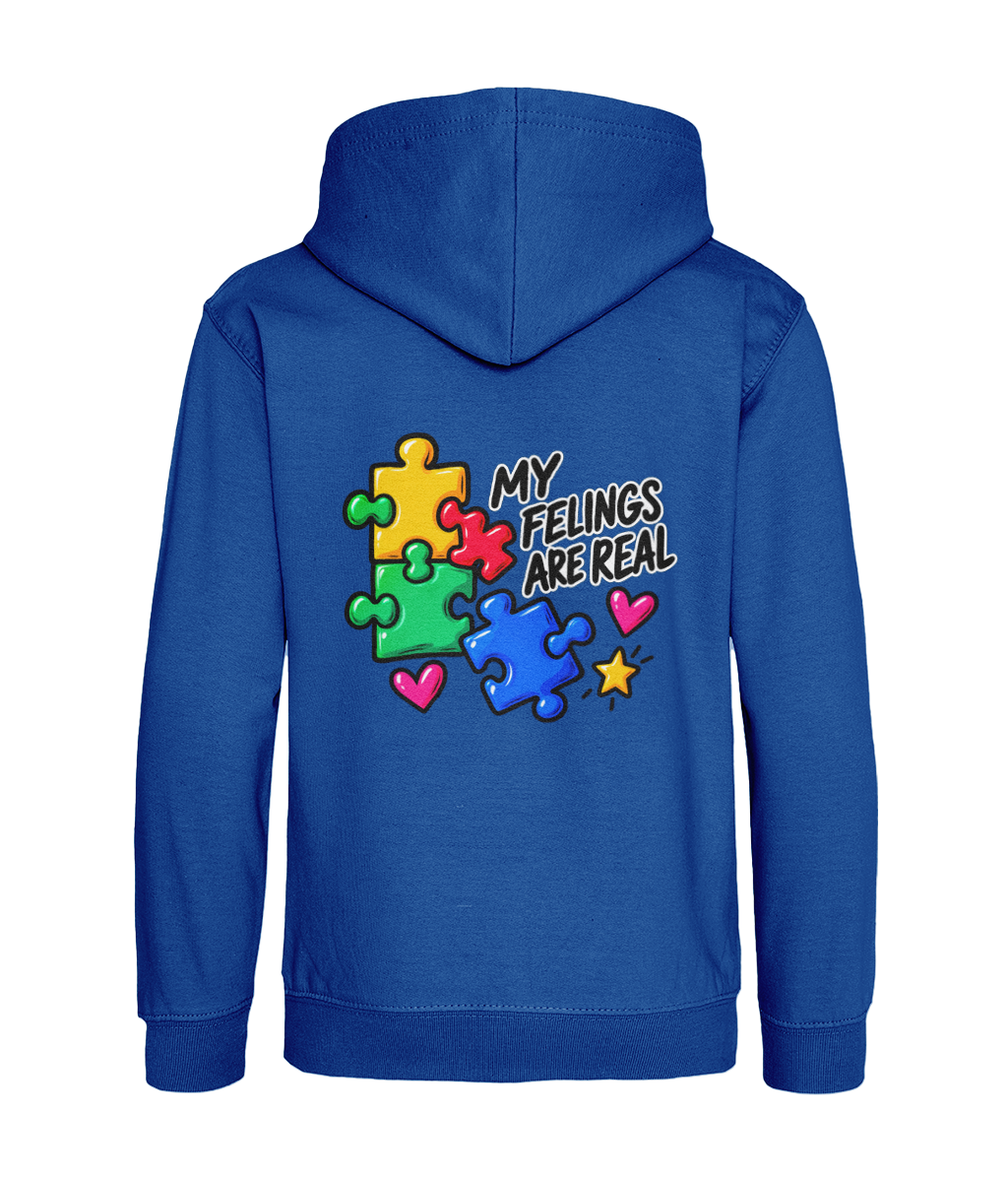 My Feelings Are Real – Royal Blue – back