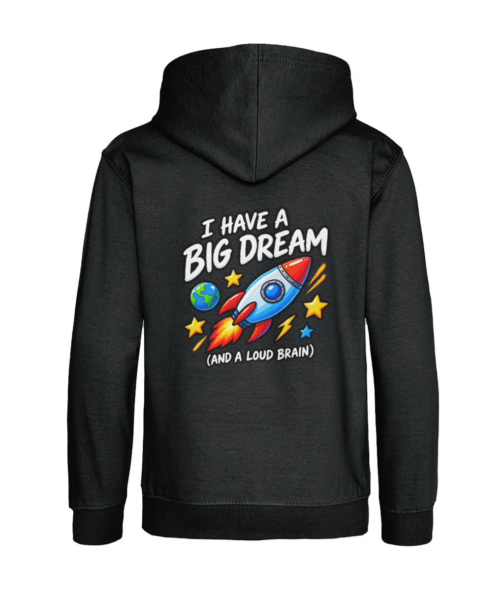 I Have a Big Dream (and a Loud Brain) – Jet Black – back