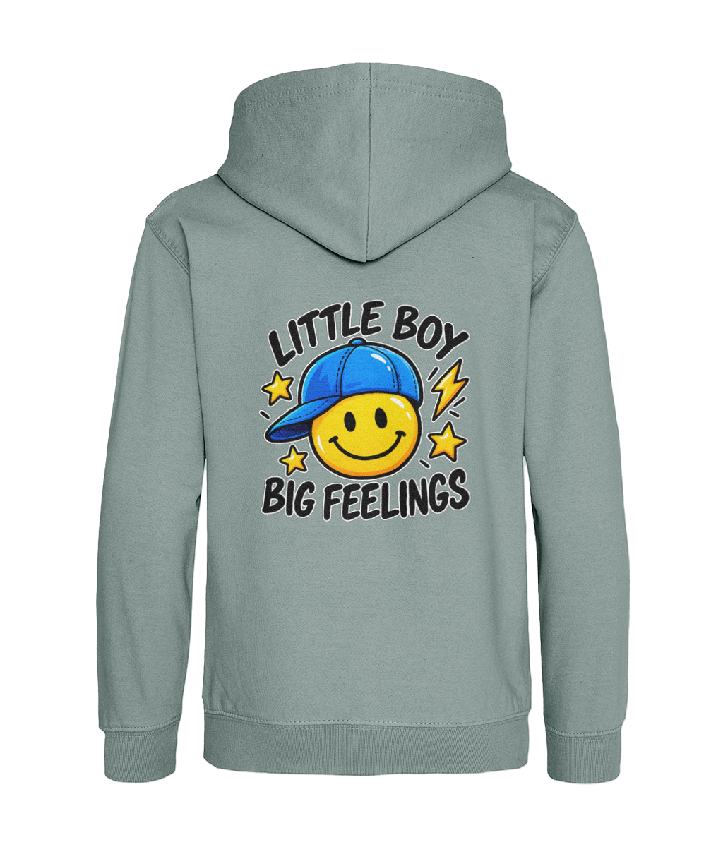 Little Boy, Big Feelings – Dusty Green – back