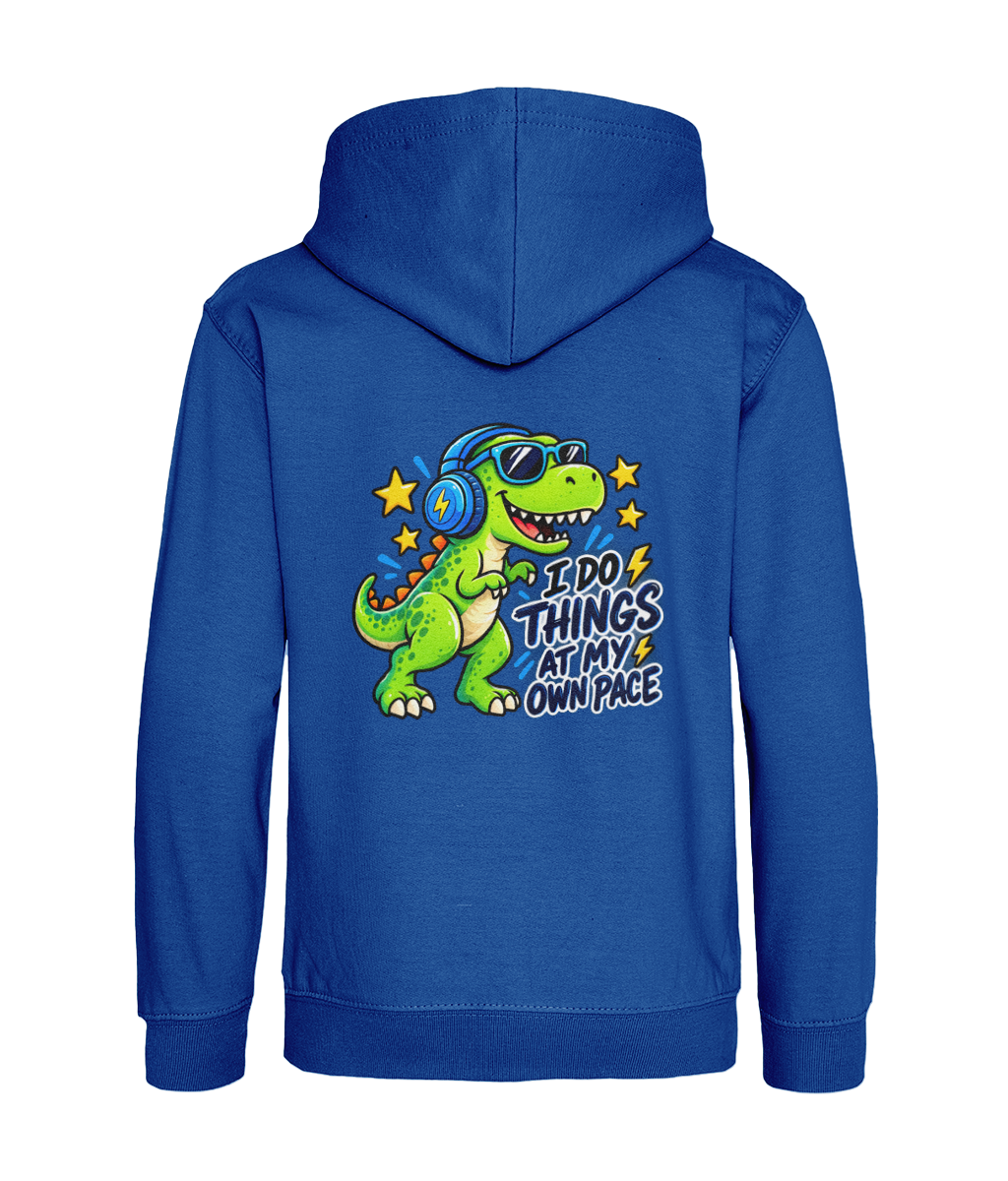 I Do Things at My Own Pace – Royal Blue – back