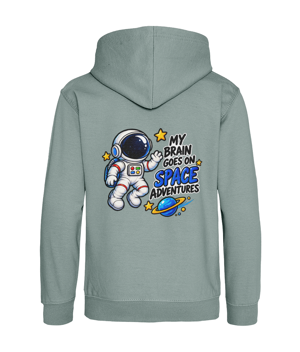 My Brain Goes on Space Adventures – Dusty Green – back