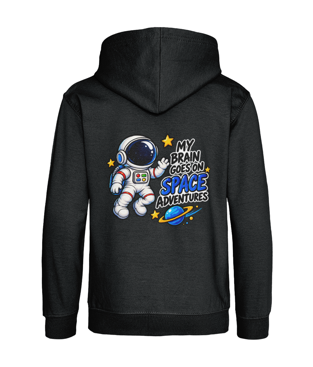 My Brain Goes on Space Adventures – Jet Black – back