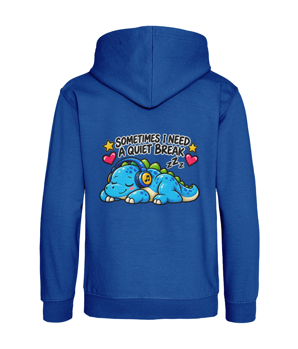 Sometimes I Need a Quiet Break – Royal Blue – back