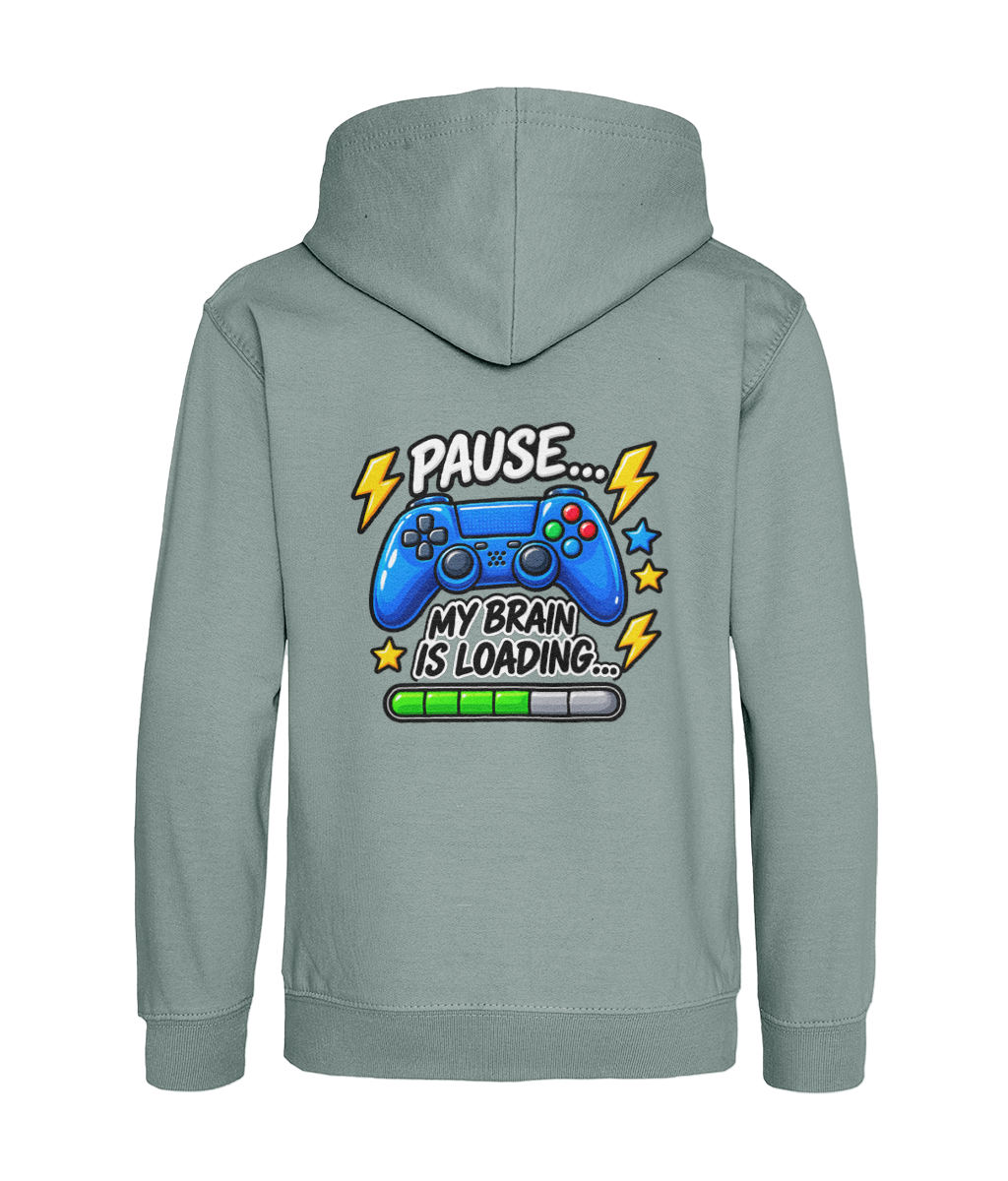 Pause… My Brain Is Loading… – Dusty Green – back