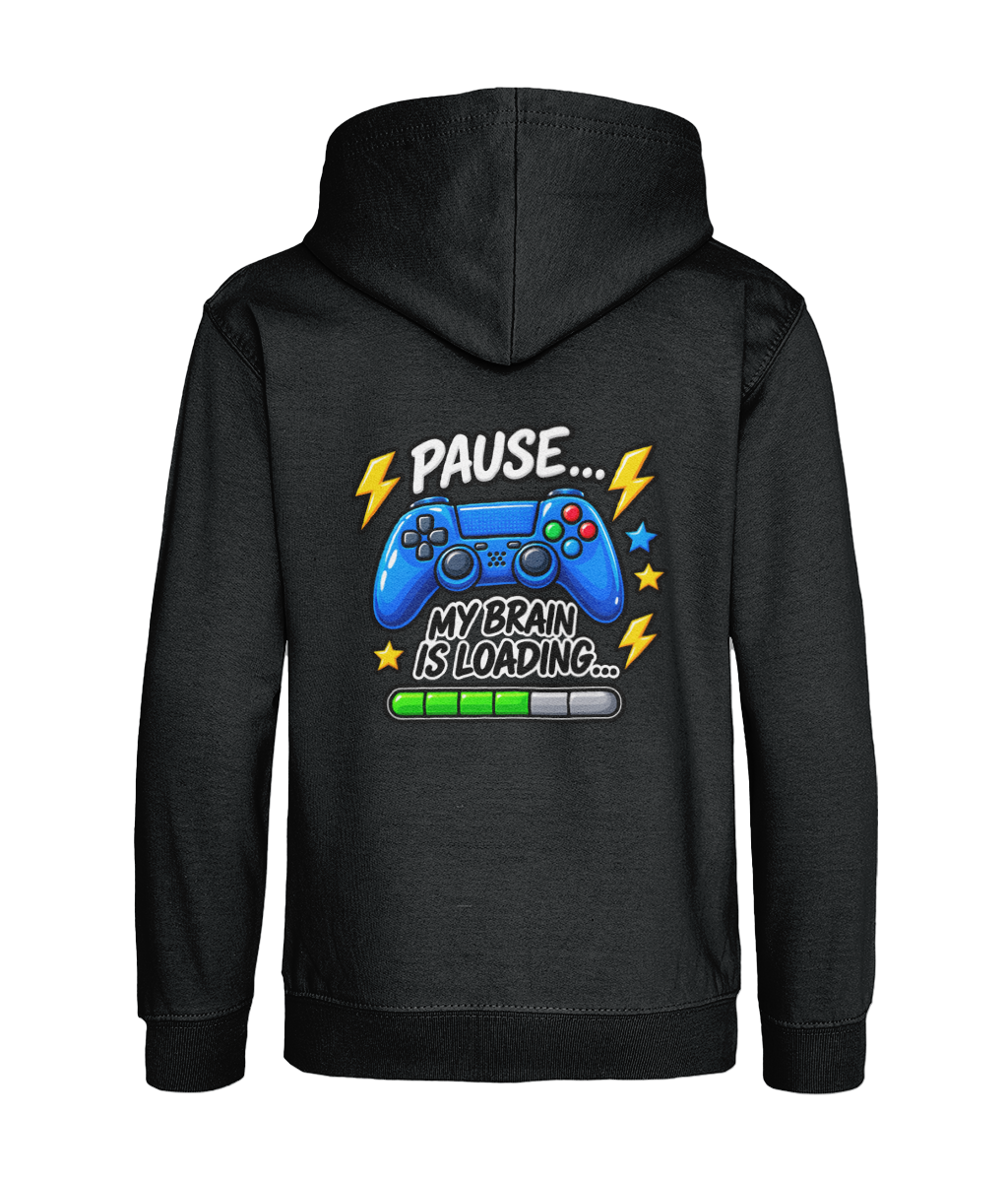 Pause… My Brain Is Loading… – Jet Black – back