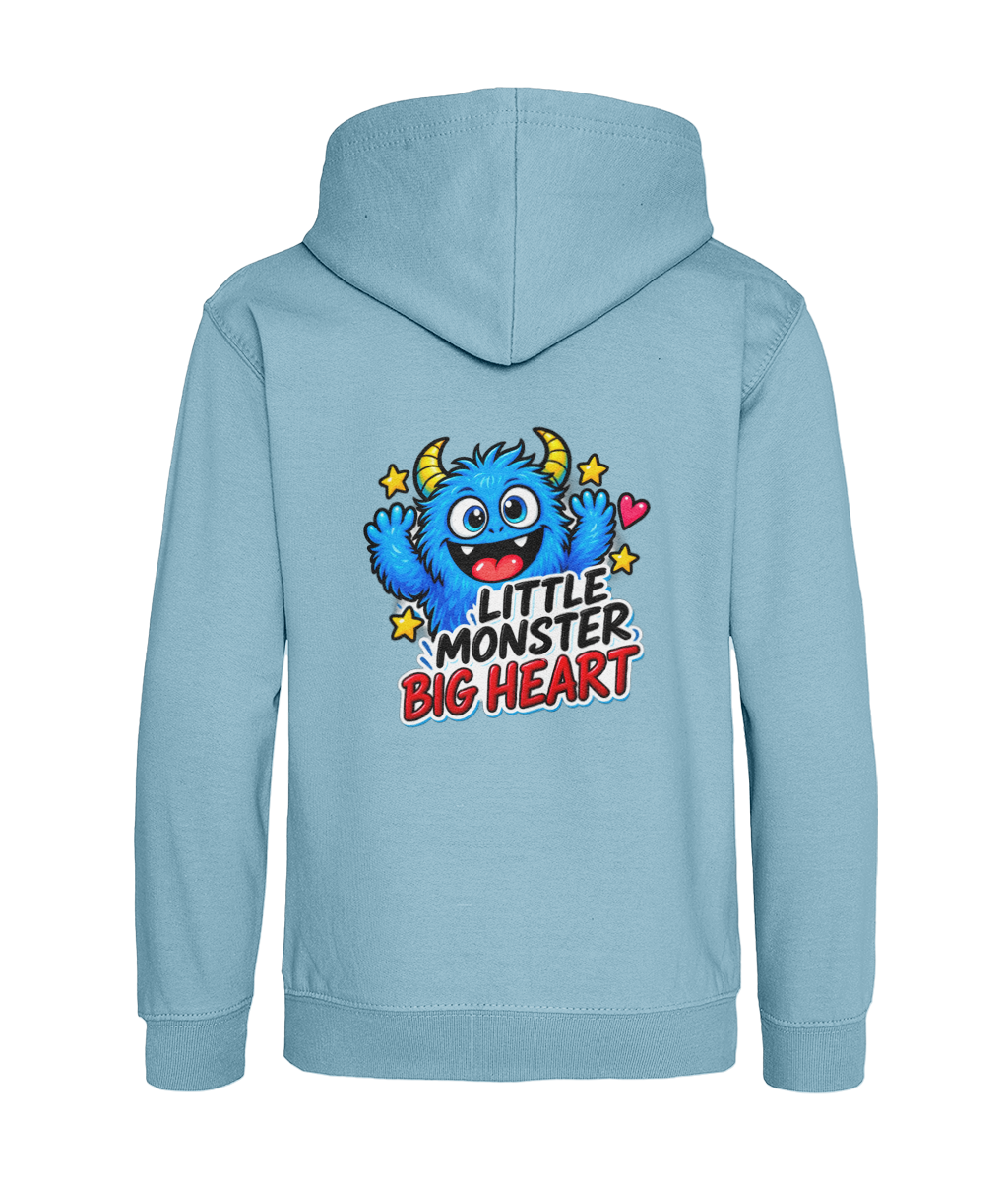 Little Monster Big Heart – Ice Blue – back