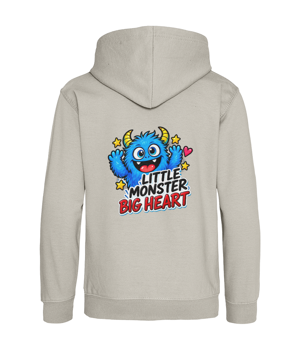 Little Monster Big Heart – Natural Stone – back