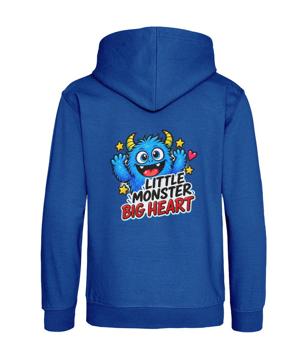 Little Monster Big Heart – Royal Blue – back