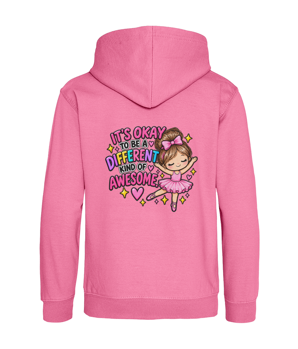 It’s Okay to Be a Different Kind of Awesome – Girls Hoodie