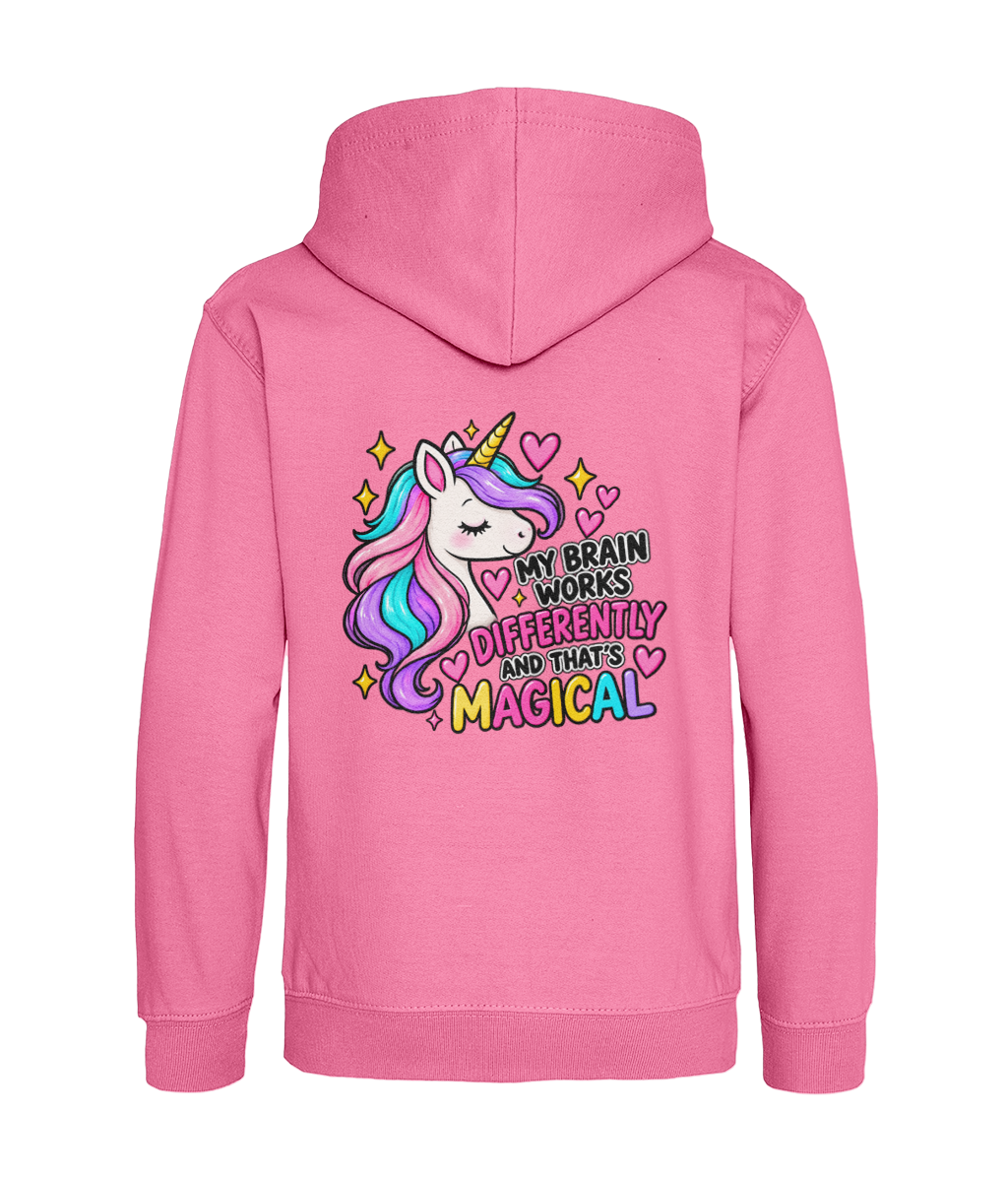 My Brain Works Differently and That’s Magical – Girls Hoodie