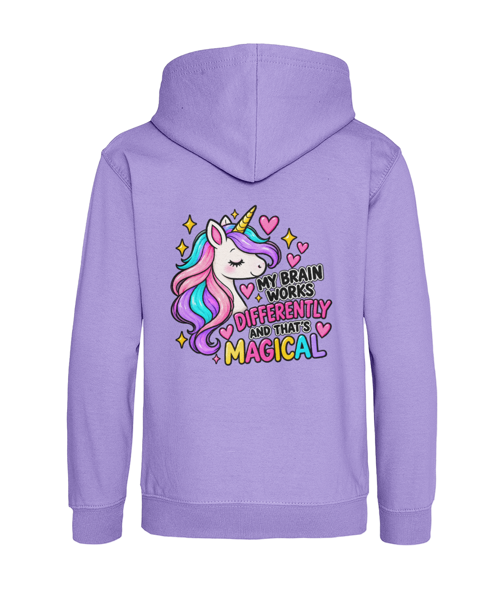 My Brain Works Differently and That’s Magical – Girls Hoodie