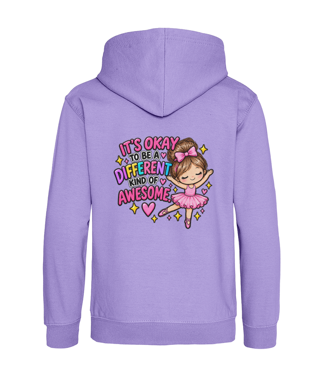 It’s Okay to Be a Different Kind of Awesome – Girls Hoodie
