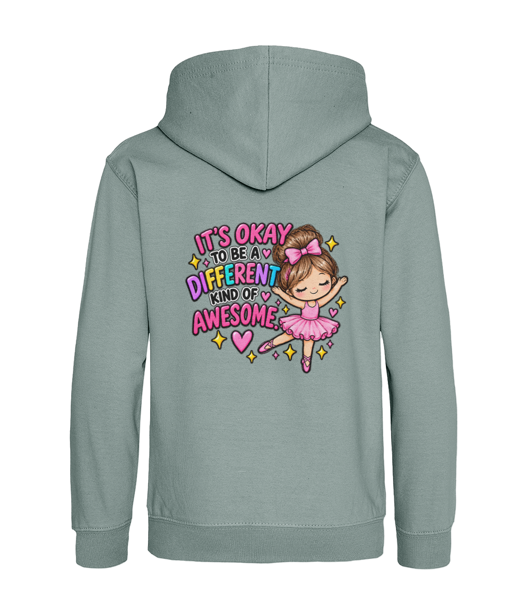 It’s Okay to Be a Different Kind of Awesome – Girls Hoodie