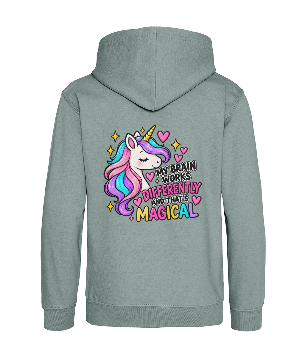 My Brain Works Differently and That’s Magical – Girls Hoodie