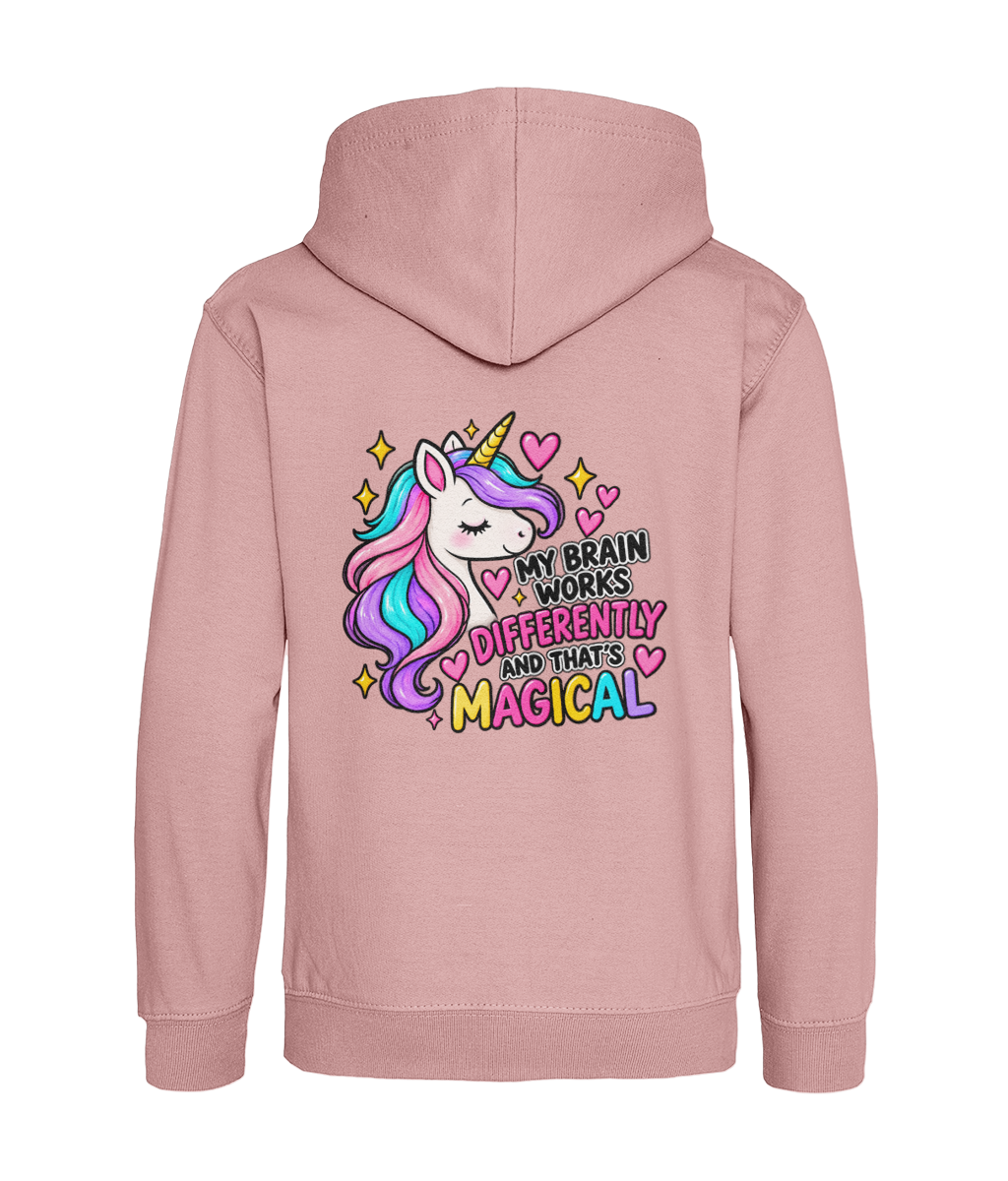 My Brain Works Differently and That’s Magical – Girls Hoodie