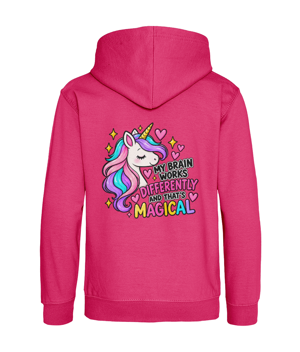 My Brain Works Differently and That’s Magical – Girls Hoodie