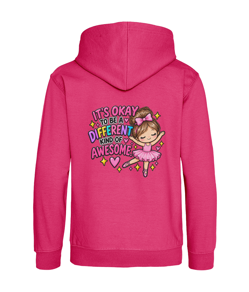 It’s Okay to Be a Different Kind of Awesome – Girls Hoodie