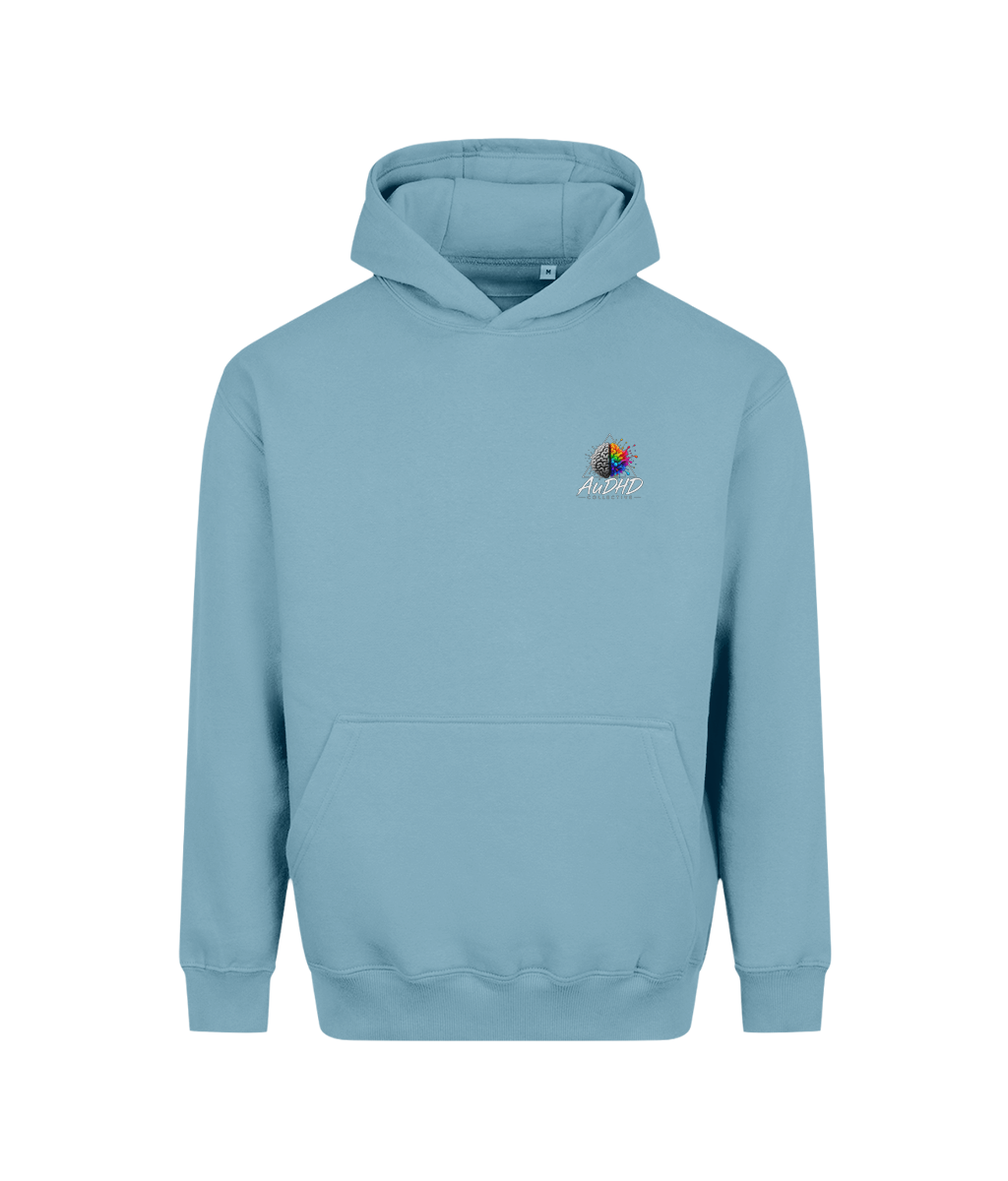 I Hear What Words Can't Say – SEN Dad Hoodie, Ice Blue, DTF front