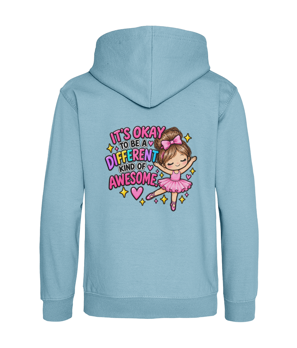 It’s Okay to Be a Different Kind of Awesome – Girls Hoodie