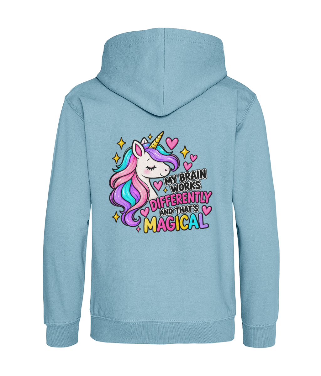 My Brain Works Differently and That’s Magical – Girls Hoodie