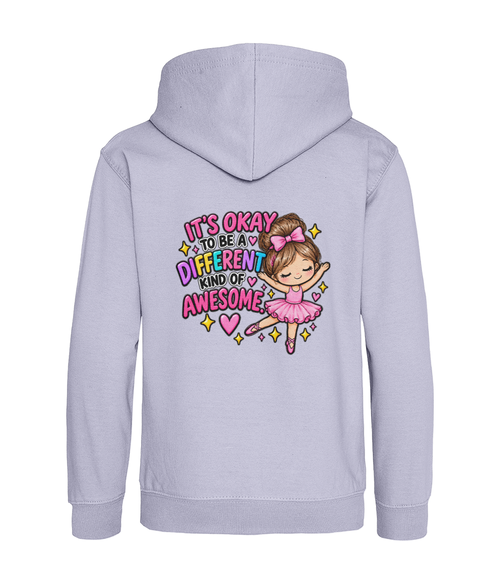 It’s Okay to Be a Different Kind of Awesome – Girls Hoodie