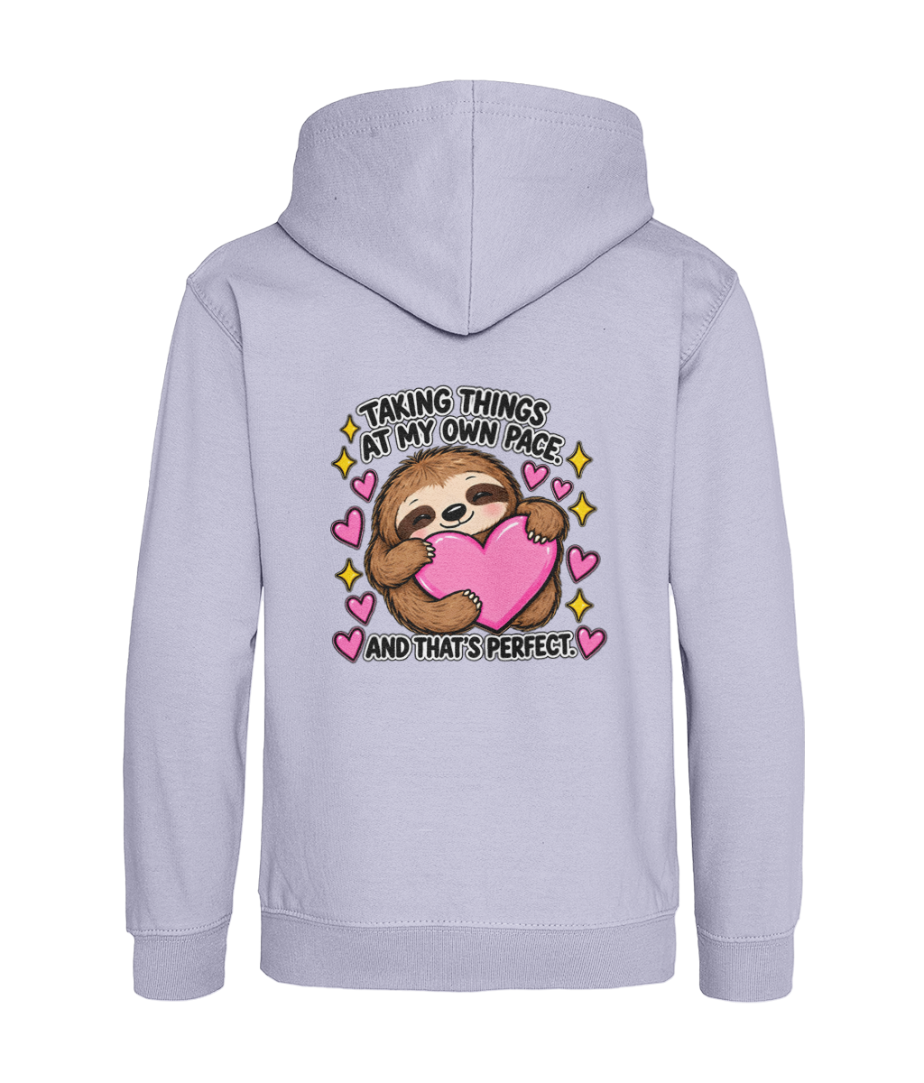 Taking Things at My Own Pace, and That’s Perfect – Girls Hoodie