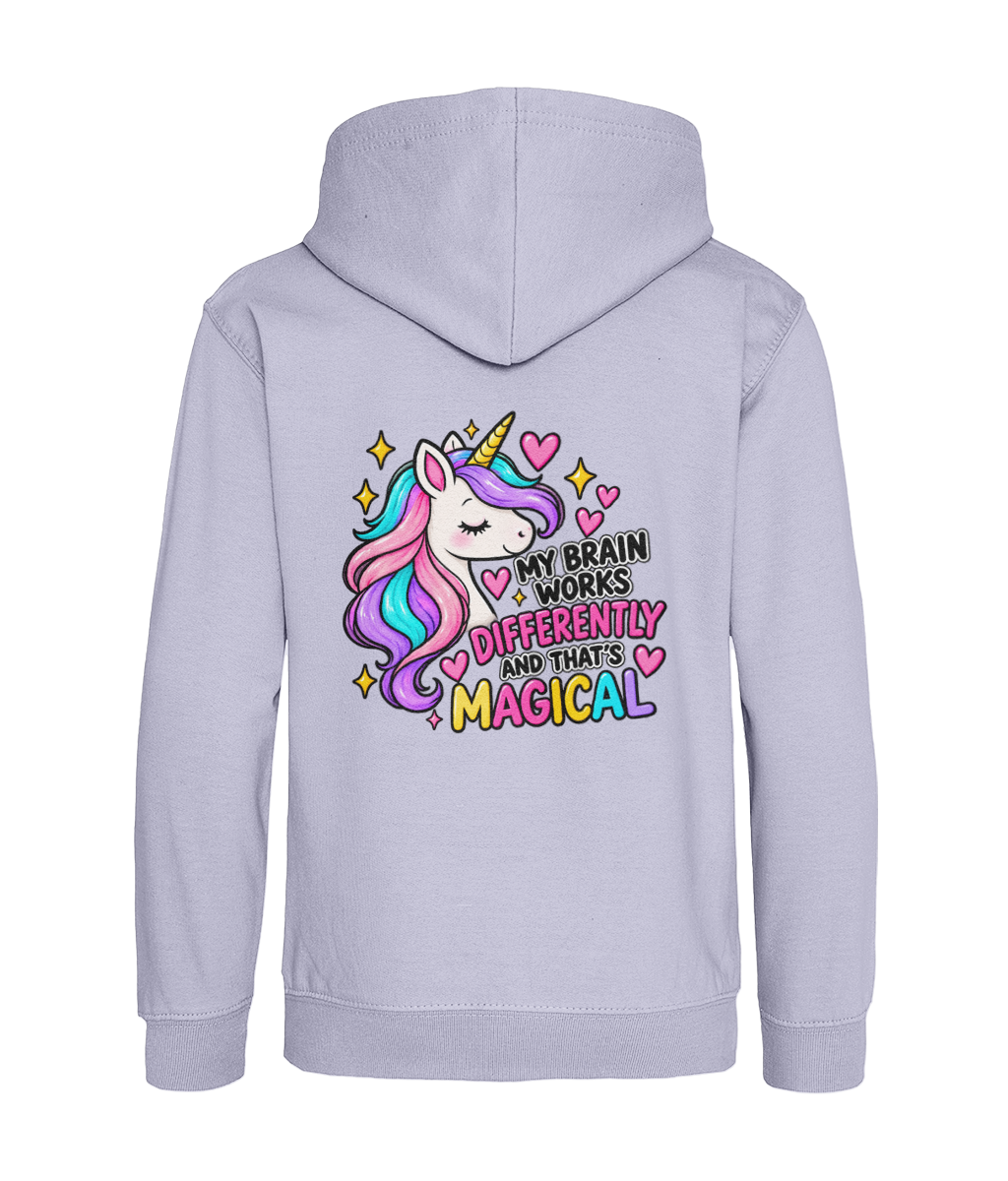 My Brain Works Differently and That’s Magical – Girls Hoodie