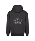 More Than One Mode | Teen Boys Vision Heavyweight Hoodie, Solid Charcoal, DTF back