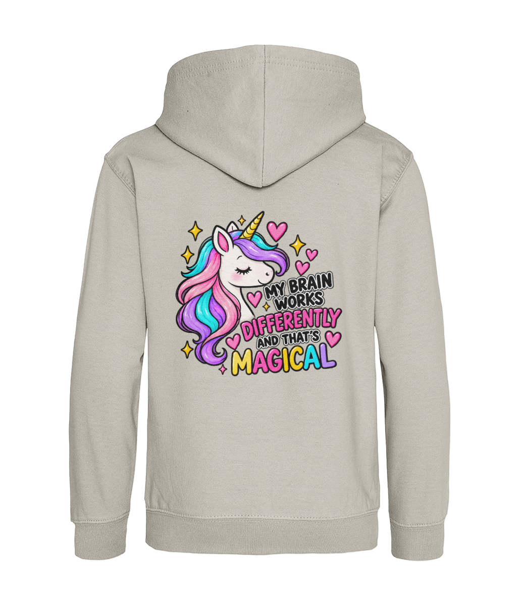 My Brain Works Differently and That’s Magical – Girls Hoodie