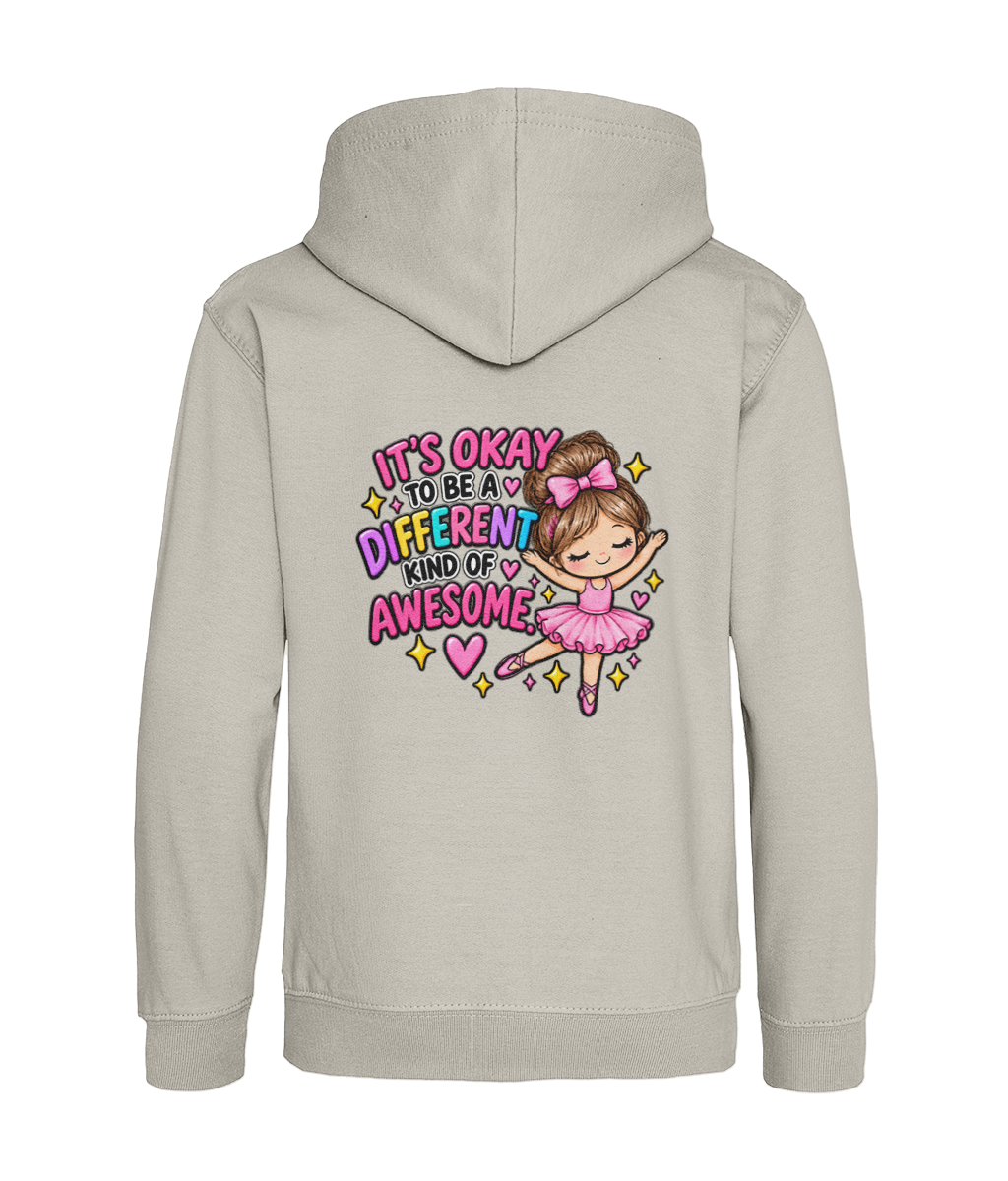 It’s Okay to Be a Different Kind of Awesome – Girls Hoodie