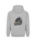 On My Own Frequency | Teen Boys Vision Heavyweight Hoodie, Heather Grey, DTF back