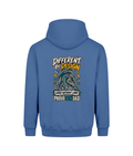Different by Design – SEN Dad Hoodie, Atlantic Blue, back design