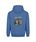 Different Path, Same Destination – SEN Dad Hoodie, Atlantic Blue, back view