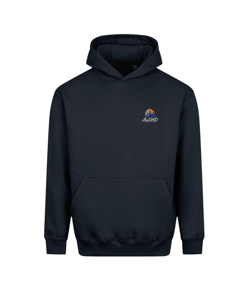 Dad Mode – SEN Dad Hoodie (Design 2), New French Navy, DTF front