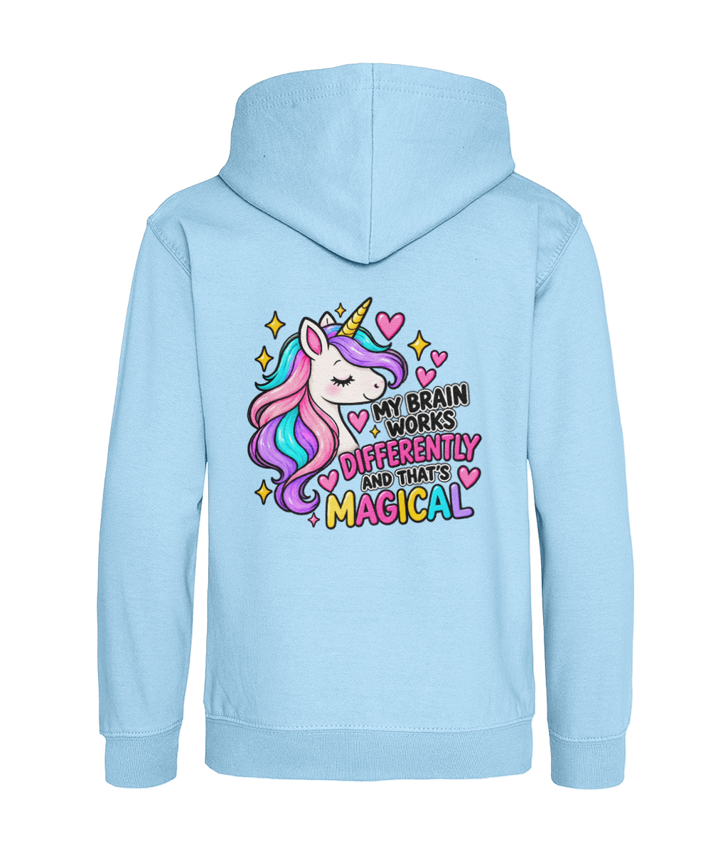 My Brain Works Differently and That’s Magical – Girls Hoodie