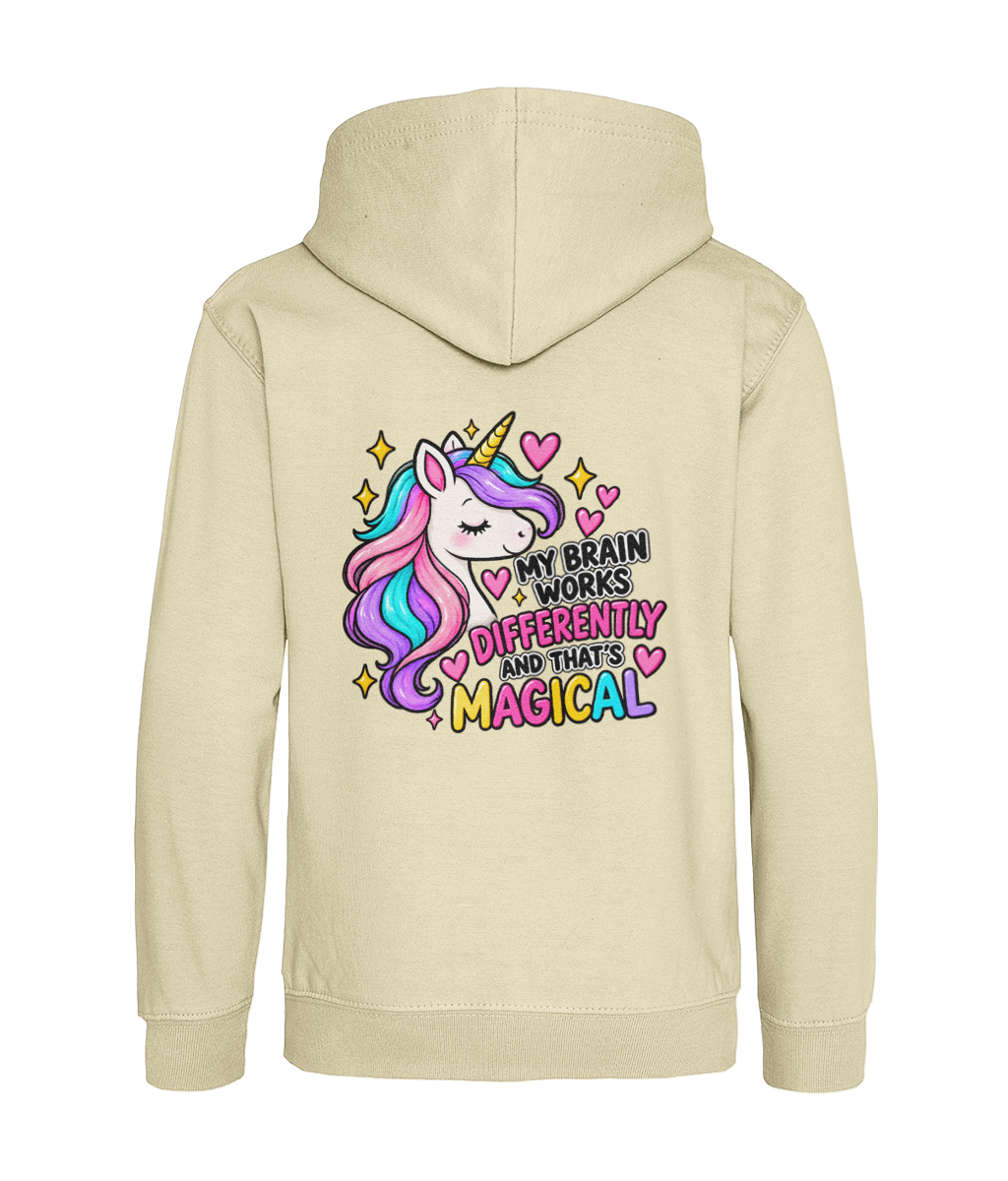My Brain Works Differently and That’s Magical – Girls Hoodie