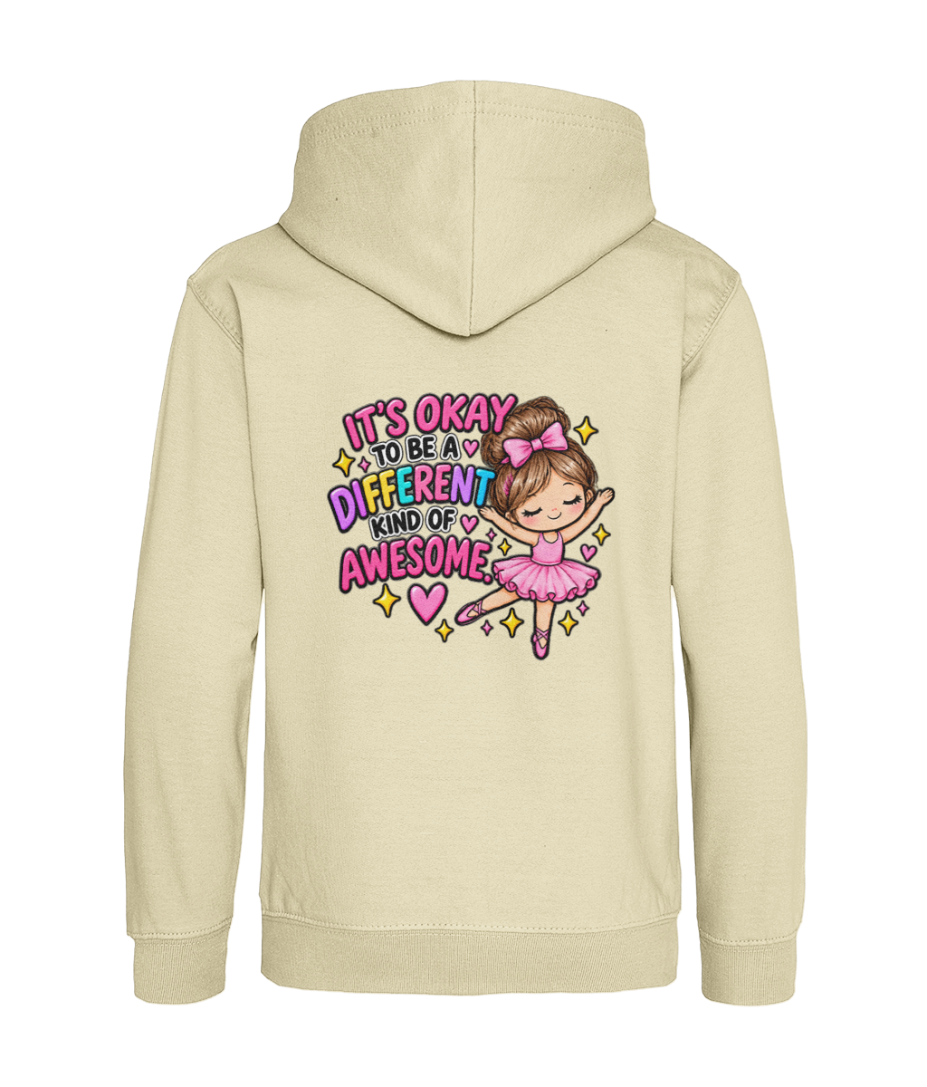 It’s Okay to Be a Different Kind of Awesome – Girls Hoodie
